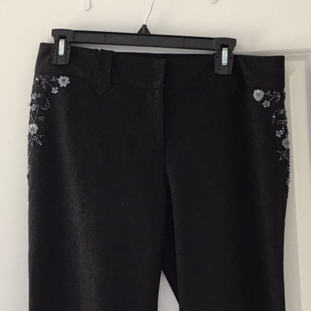 Laundry by Shelli Segal Beaded Pants Size 6 VGUC